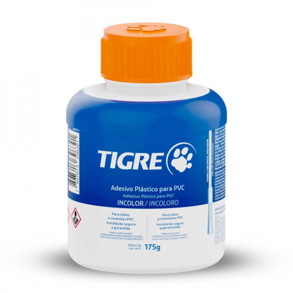 Adesivo de PVC Incolor Frasco 175g Tigre