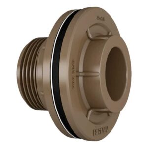 Adaptador Flange 25mm (3/4”) Marrom Fortlev para Caixa d’Água