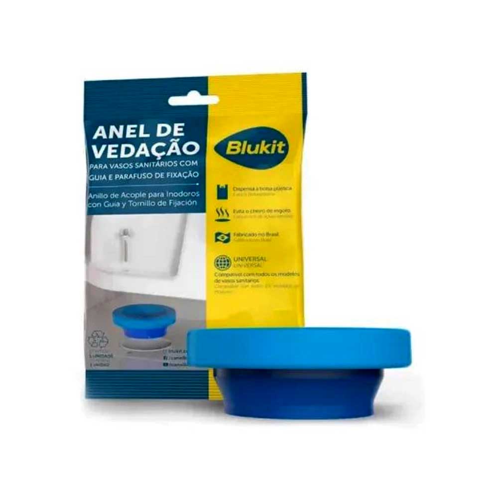 Anel de Vedação para Bacia Sanitária com Guia Universal – Blukit