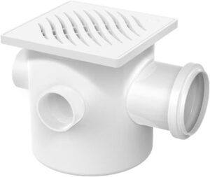 Caixa Sifonada Tigre 100x100x50mm Branca com Grelha