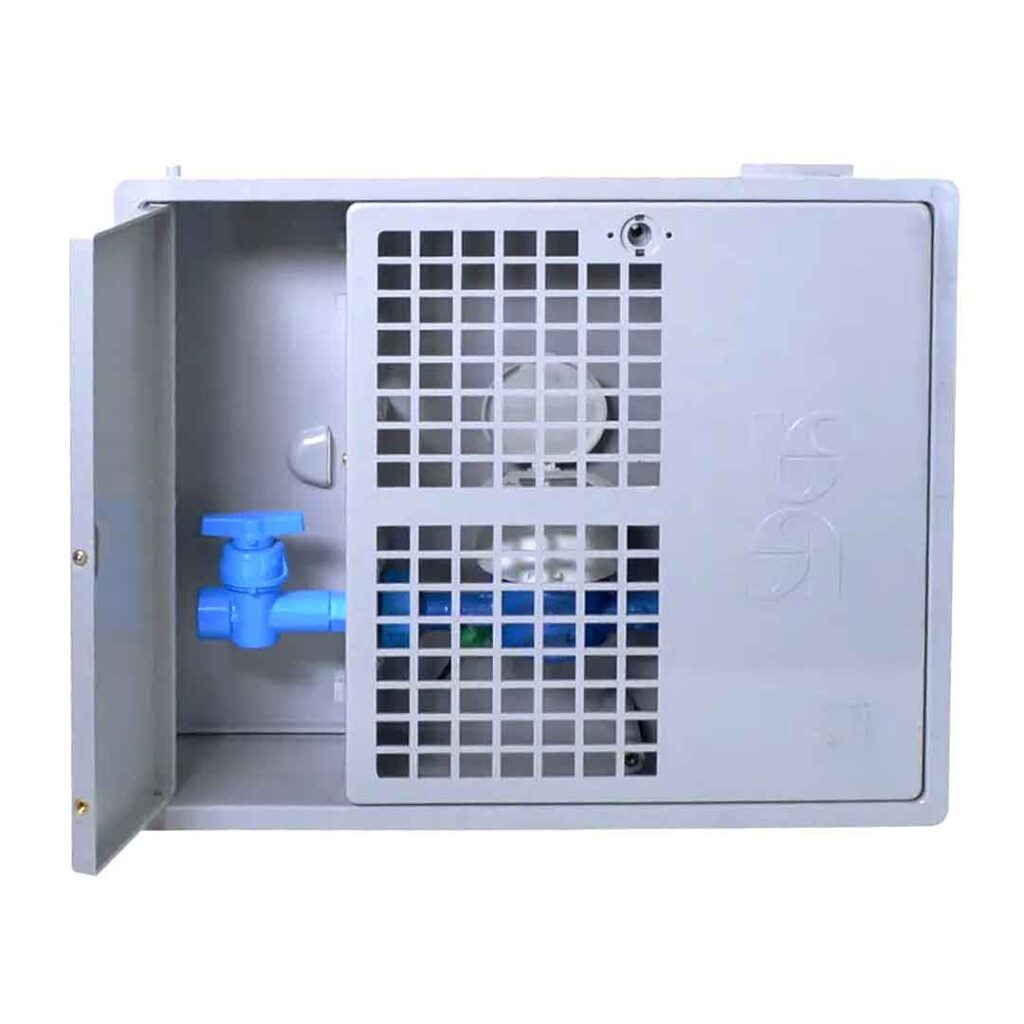 Caixa UMA Sabesp em Policarbonato para 1 ou 2 Hidrômetros