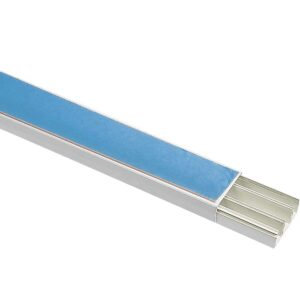 Canaleta Tramontina 40x20x2000mm Branca com Divisória e Fita