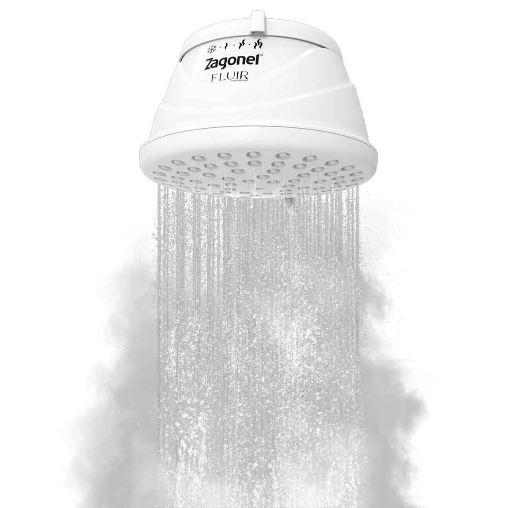 Ducha Zagonel Fluir 4T 220V 6800W Branca