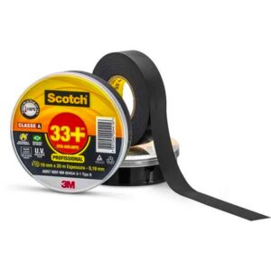 Fita Isolante 3M Scotch 33+ 19mm x 20m – Profissional
