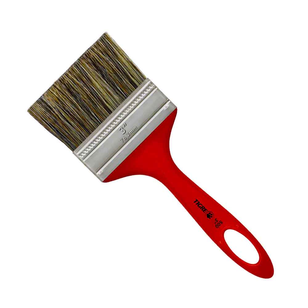 Pincel Tigre 500 Trincha Simples 3"