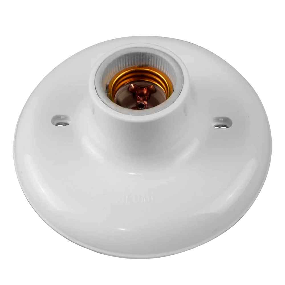 Plafon Plástico Ilumi com Soquete de Porcelana Simples 180931