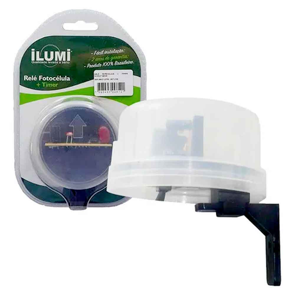 Relé Fotoelétrico Ilumi com Base Bivolt QR51 5609