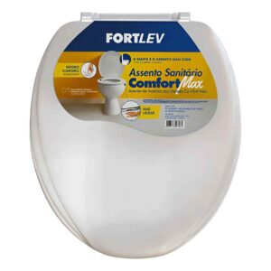 Assento Sanitário Almofadado Comfort Max Fortlev