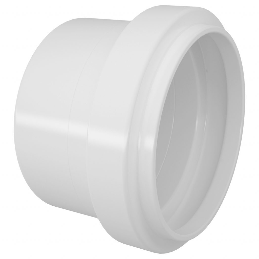 Cap de Esgoto Fortlev 100mm em PVC Branco